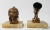 Early 20th Century Vintage Egyptian King Tut and Queen Nefertiti Busts on Stone Bases, a Pair For Sale - Image 5 of 10