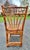 Mid Century Boho Chic Tortoiseshell Bamboo Chairs -Set of 4 For Sale - Image 10 of 12