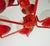 Mid-Century Modern Chandelier in Red Metal and Brass, 1960s For Sale - Image 4 of 14