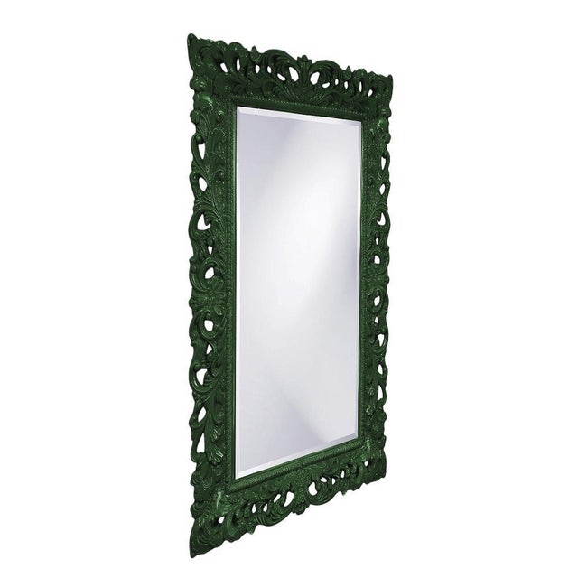 Traditional Barcelona Mirror - Glossy Hunter Green For Sale - Image 3 of 10