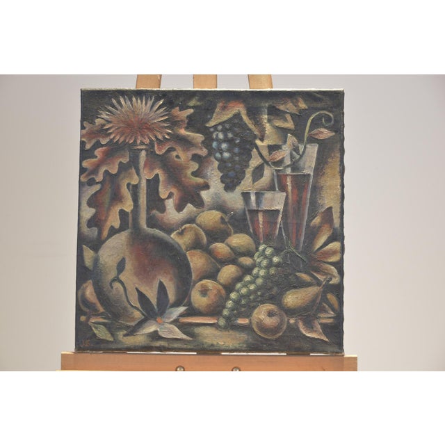 1940s Still Life, Monogrammed J.K., September 1942 For Sale - Image 5 of 9