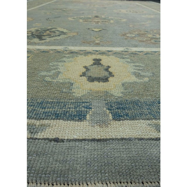 Early 21st Century Turkish Oushak Rug 9'1" x 12'9" #18114 For Sale - Image 5 of 8