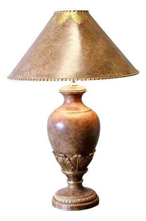 Large Italian Simulated Marble Table Lamp, 1960s