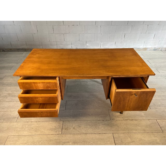 Mid-Century Modern Mid-Century Modern Scandinavian Desk For Sale - Image 3 of 12