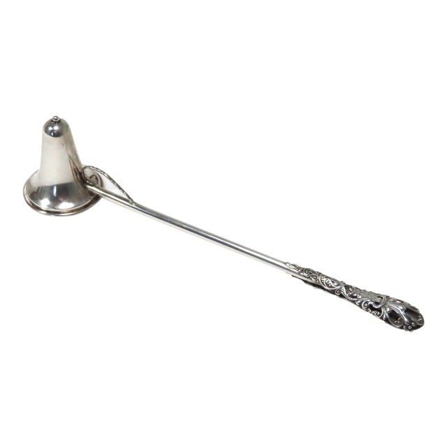 Vintage Retro Victorian Style Sterling Silver Candle Snuffer Chairish