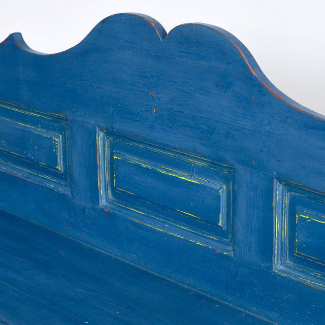 Antique Pine Bench, 1900s For Sale - Image 9 of 11