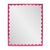 Pop Art Scalloped Pink Rectangle Mirror For Sale - Image 3 of 6