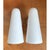 Embrace minimalist elegance with this sophisticated pair of Mid-Century Modern cone wall sconces. Each fixture features an...