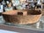 1960s Vintage Rustic Wooden Primitive Dough Bowl For Sale - Image 5 of 8