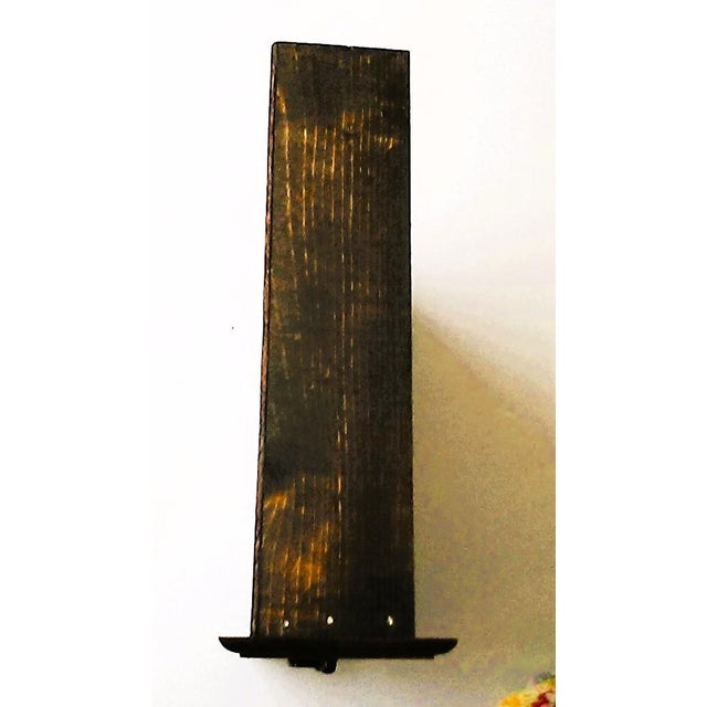 Cinnamon Vintage Oak Accent / End / Side Table For Sale - Image 8 of 9