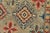 Kazak Rug 3’11” X 6′ Gray Wool Tribal Hand-Knotted Oriental Carpet For Sale - Image 4 of 12