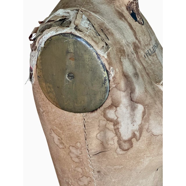 Tan Vintage Original Wolf 1956 Dress Form Mannequin For Sale - Image 8 of 12