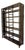 Custom Bronze Finish Steel Bookcase or Etagere For Sale