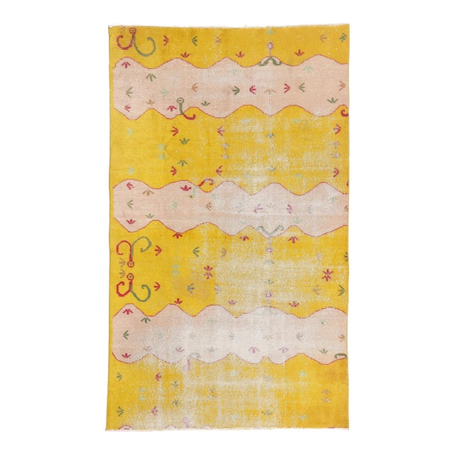 Zeki Muren Vintage Turkish Sivas Rug, 04'11 X 08'01 For Sale