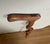 Vintage Hand-Crafted Curved Solid Oak Cane For Sale - Image 4 of 4