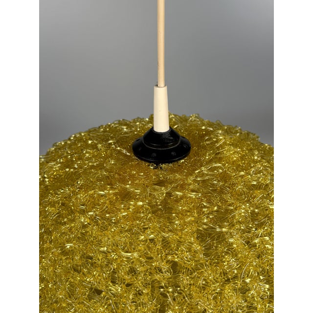 Space Age Spaghetti Style Acrylic Globe Pendant Lamp, 1970s For Sale - Image 4 of 18