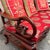 Vintage Qing Dynasty Carved Rosewood + Marble Sofa For Sale - Image 12 of 12