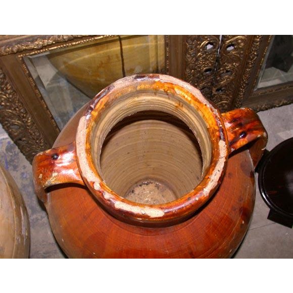 Beautiful aged Terra cotta Olive Oil jars. ONLY 3 AVAILABLE