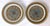 Set of 6 dinner plates in the Franciscan "Nut Tree" pattern, 1970's