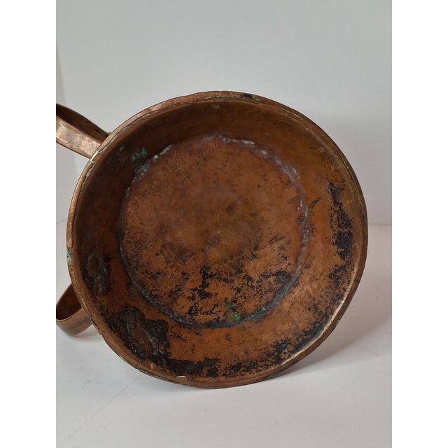 Very Rare Antique Early 1800s Russian Copper Netilat Yadayim Washing Cup With Unique Base - Jewish Ritual Vessel For Sale - Image 13 of 18