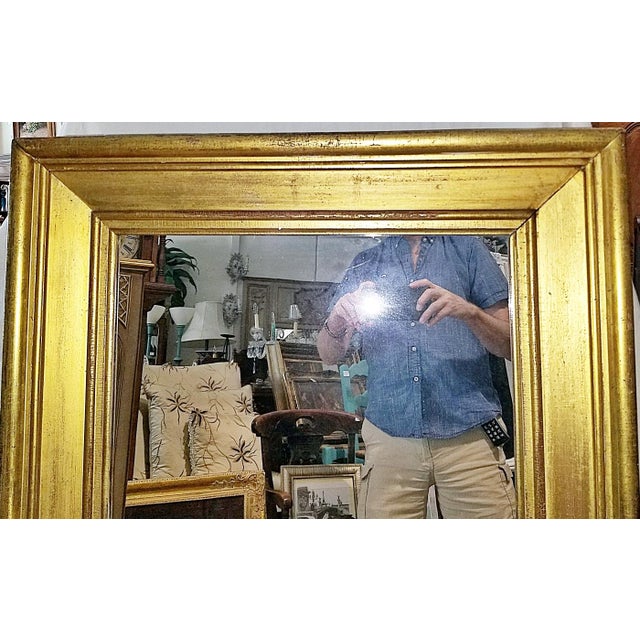 American 19c American Gilt Wall Mirror For Sale - Image 3 of 13