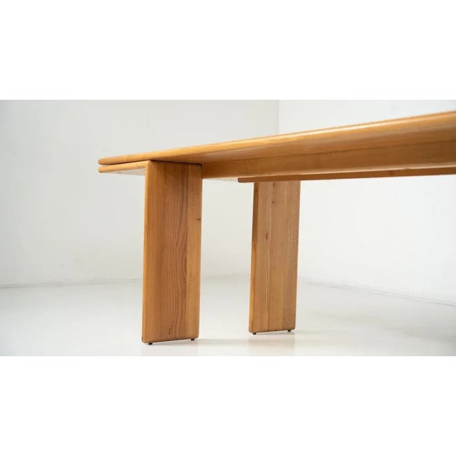 Mid-Century Modern Wooden Dining Table, 1980s For Sale - Image 9 of 13