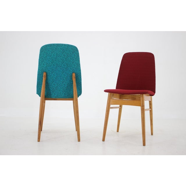 Ash Dining Chairs, Czechoslovakia, 1960s, Set of 6 For Sale - Image 12 of 15