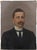 Portrait of a Gentleman with Moustache, Oil Painting, Early 20th Century For Sale
