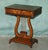 Regency Style Mahogany Lyre-Form Side Tables with Brass. A very attractive pair of Regency style mahogany side or lamp...