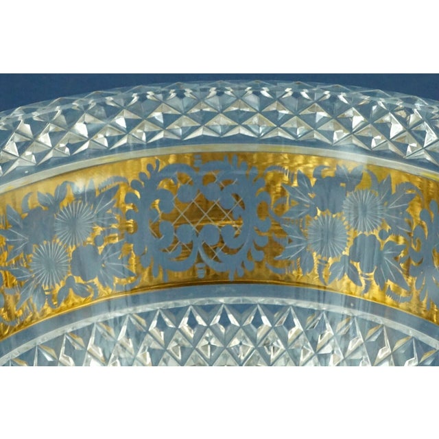 Vintage Crystal Cup Vase by Val Saint Lambert Factory, 1940s For Sale - Image 12 of 18