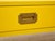 Mid 20th Century Vintage Hollywood Regency Yellow Campaign Writing Desk For Sale - Image 5 of 11