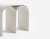 Not Yet Made - Made To Order White Arch Stool in Steel and Plaster by Pietro Franceschini For Sale - Image 5 of 6