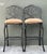 Vintage Veneman Cast Aluminum Branch Barstools. - A Pair For Sale - Image 12 of 12