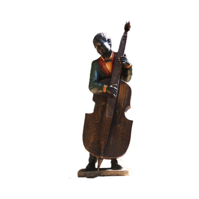 Vintage New Orleans Double Bass Player Jazz Musician Figurine, 1990s For Sale - Image 15 of 15