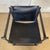 Metal 1990s Post Modern Black Leather and Metal Armchair #3 Attributed to Radbound Van Beekum for Pastoe For Sale - Image 7 of 10