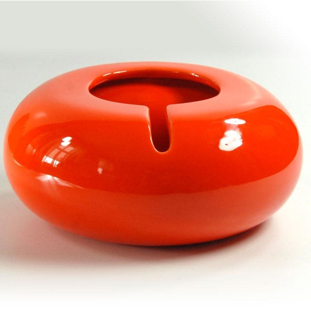 Mid-Century Modern Mid-Century Green Ceramic Ashtray by Boccato, Gigante, Zambusi for Sicart, Italy, 1970s For Sale - Image 3 of 11