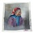 Oil Painting 1950s Loose Colorful Old Lady From Italy For Sale