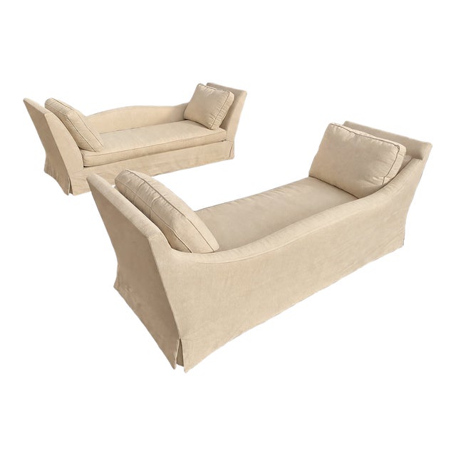 Pair of Donghia Bond Street Daybed Sofas For Sale