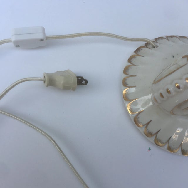 Mario Buatta Style Chintz Rose Table Lamp For Sale In Atlanta - Image 6 of 6