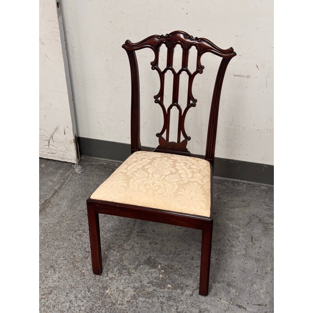 Chippendale Henkel Harris Chippendale Side Chair, Style No. 1228 For Sale - Image 3 of 12