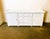 185cm wide x 51cm deep x 80cm high Excellent quality French white rattan 1970s sideboard.Sourced in France. Heavy piece...