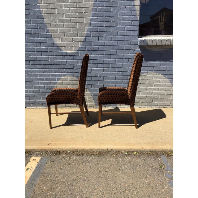 Mid-Century Modern Mid- Century Pair of Mod Dining Chairs For Sale - Image 3 of 11