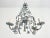 Metal Blue Ivy Tole Chandelier, 1950s For Sale - Image 7 of 11