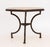 Moroccan Zellige Tile Top Hexagonal Table For Sale In New York - Image 6 of 6