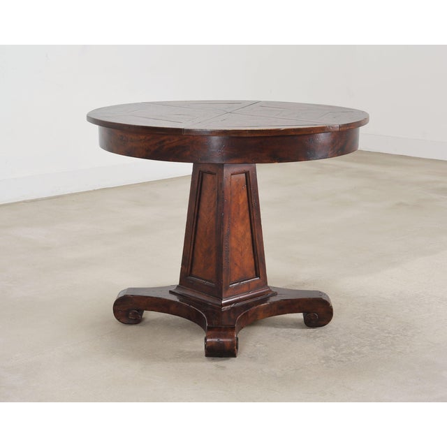 Theodore Alexander Castle Bromwich Mahogany Jupe Dining Table For Sale - Image 10 of 18