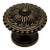 Henrendon Decorative Knob Antique Brass For Sale
