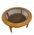 Brown Mid-Century Round Coffee Table, 1960s For Sale - Image 8 of 8