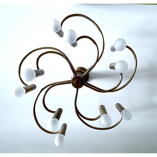Mid-Century Modern Vintage Sputnik Ceiling Light from Cosack For Sale - Image 3 of 11