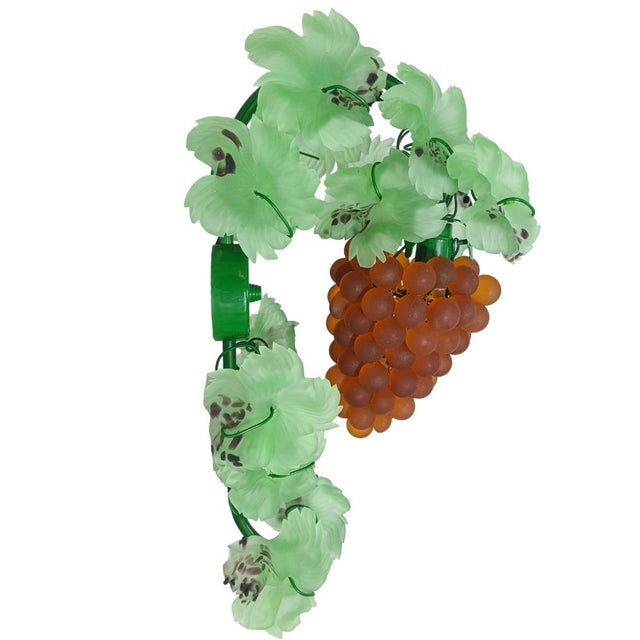 Forest Green Grape Vine Wall Light from Cesare Toso, 1980s For Sale - Image 8 of 8