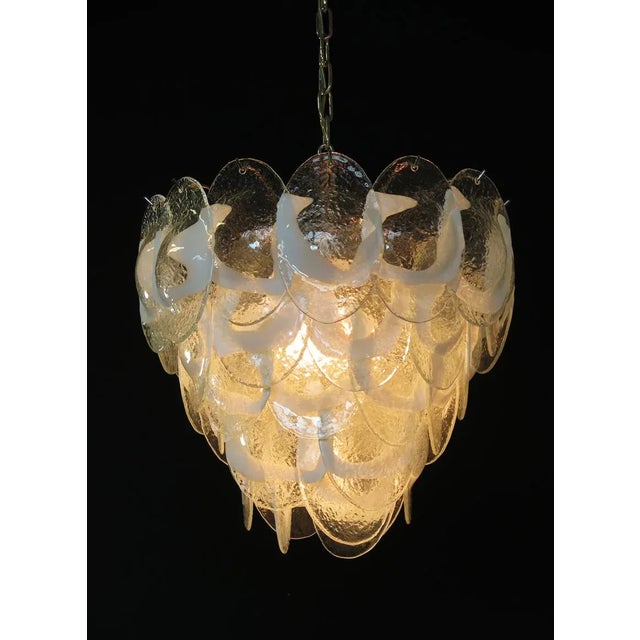 Murano Chandelier from Mazzega, 1979 For Sale - Image 3 of 13